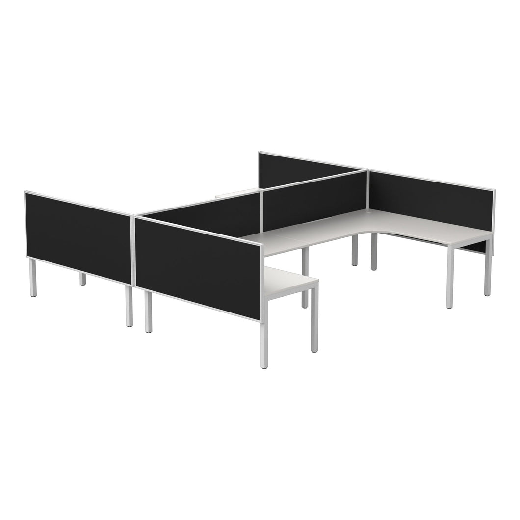 Cubit 4 Person Corner Cluster with 6 Screens