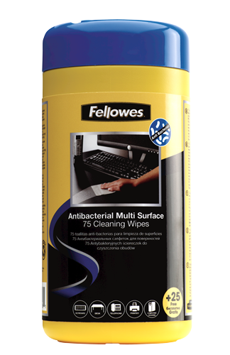Fellowes Surface Cleaning Wipes