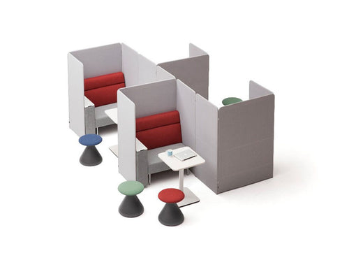 Fursys Square 4 Person Work Pod