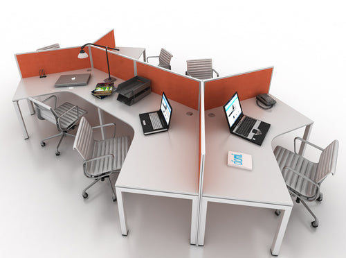 GEN-Y 120 Degree Workstation System