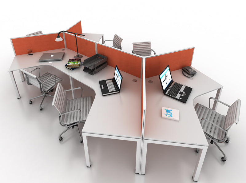 GEN-Y 120 Degree Workstation System