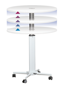 Height Adjustable Breakroom Table