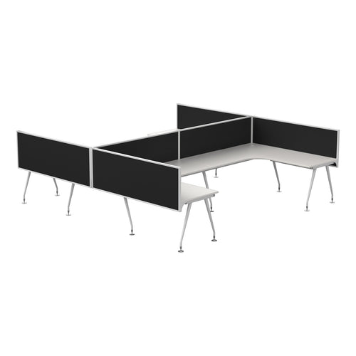 Origin 4 Person Corner Cluser with 6 Screens