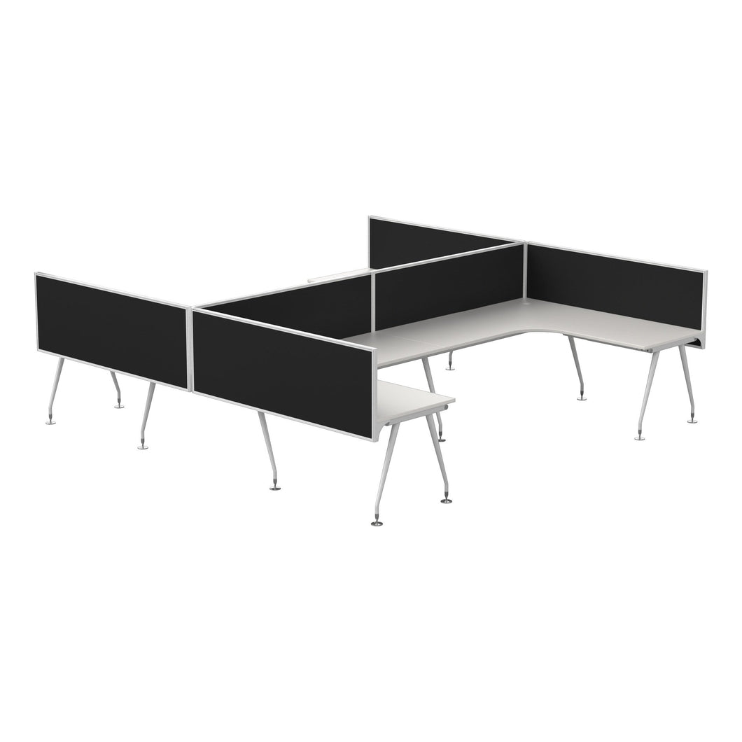 Origin 4 Person Corner Cluser with 6 Screens