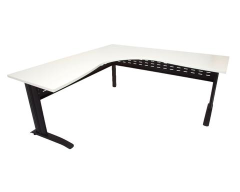Rapid Span Single 90 Degree Desk with Modesty Panel