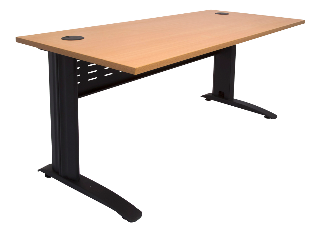 Rapid Span Single Desk with Modesty Panel