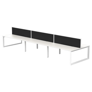 Quantum Six Person Back to Back Workstation