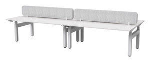 Strata Doublesided Electric Height Adjustable 4 Person Workstation