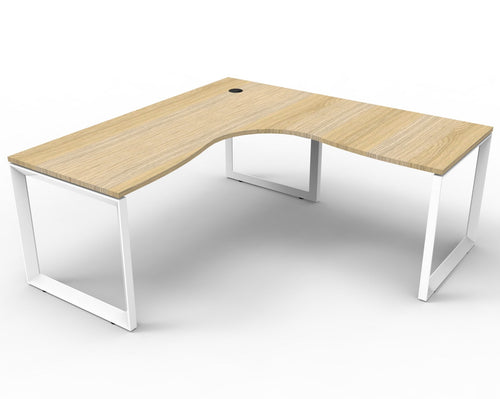 Deluxe Rapid Infinity Loop 90 Degree Single Desk